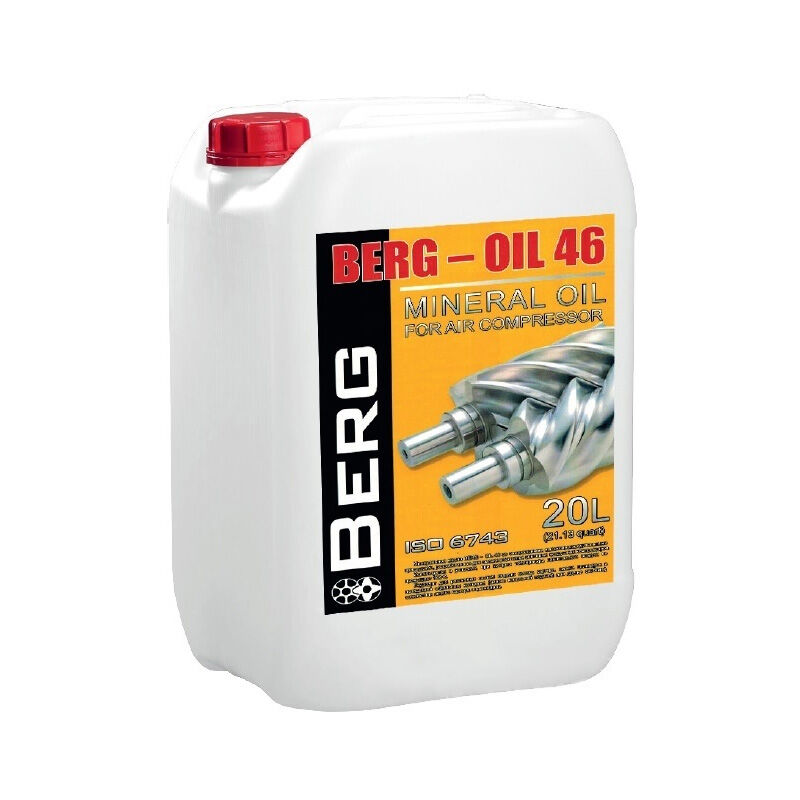 Компрессорное масло минеральное BERG-OIL 46, канистра 20л.