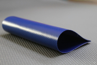 Тентовая ткань ПВХ 750 г/м2 Tehnotex синяя (RAL 5003) 3х60 м морозостойкая -50 #1