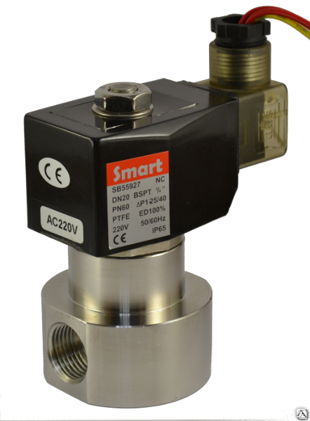 Клапан электромагнитный нержавеющий SMART SB5562