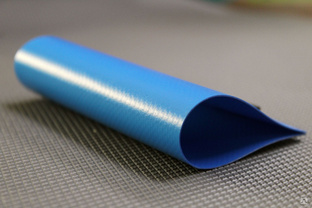 Тентовая ткань ПВХ 650 г/м2 Tehnotex голубая (RAL 5015) 2,5х65 м 