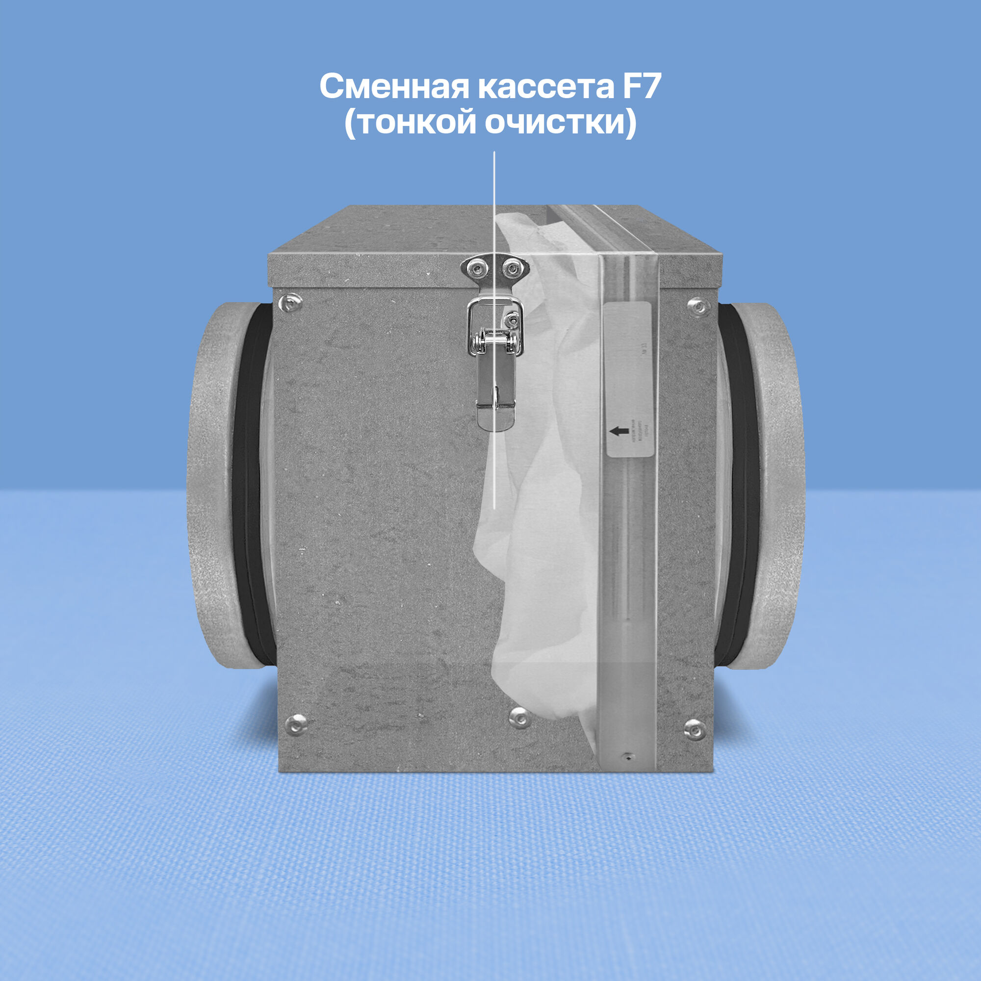 Фильтр компактный 160 (с кассетой F7) 2
