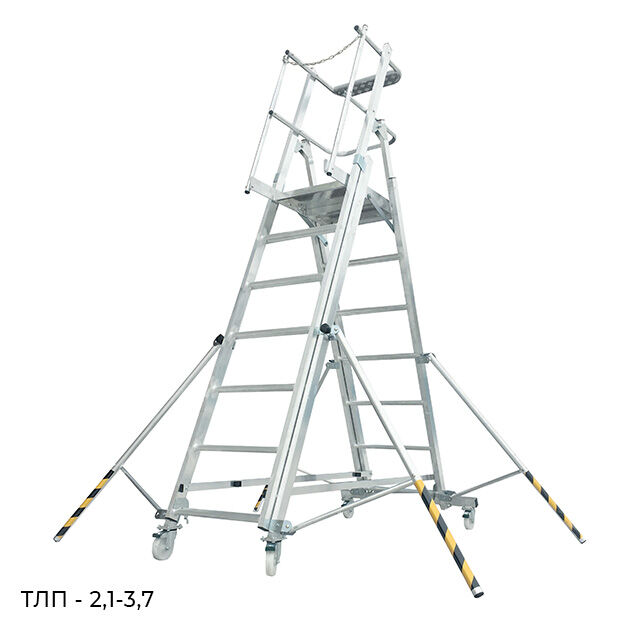 Лестница - платформа телескопическая MEGAL - ТЛП (2.1 - 3.7)
