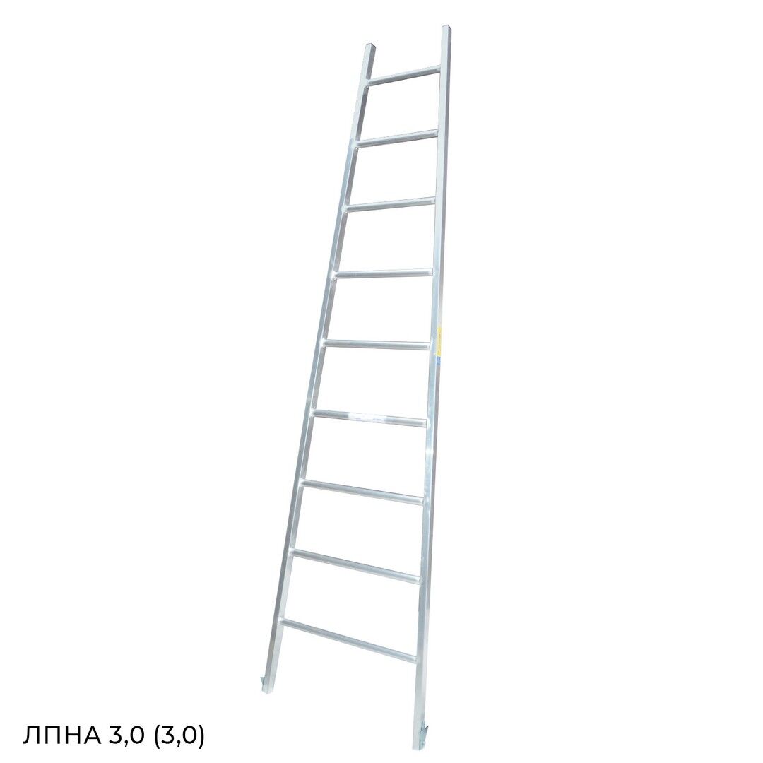 Лестница приставная наклонная алюминиевая MEGAL - ЛПНА 3,0 (3,0)