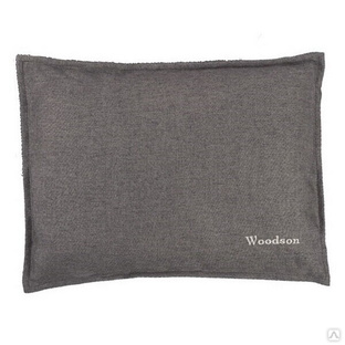 Подушка для бани WoodSon (цвет серый, размер 40 см х 30 см) #1