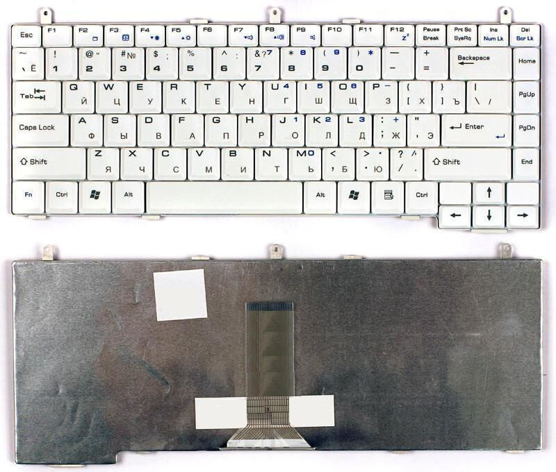 Клавиатура для MSI S420 S430 S450 белая p/n: