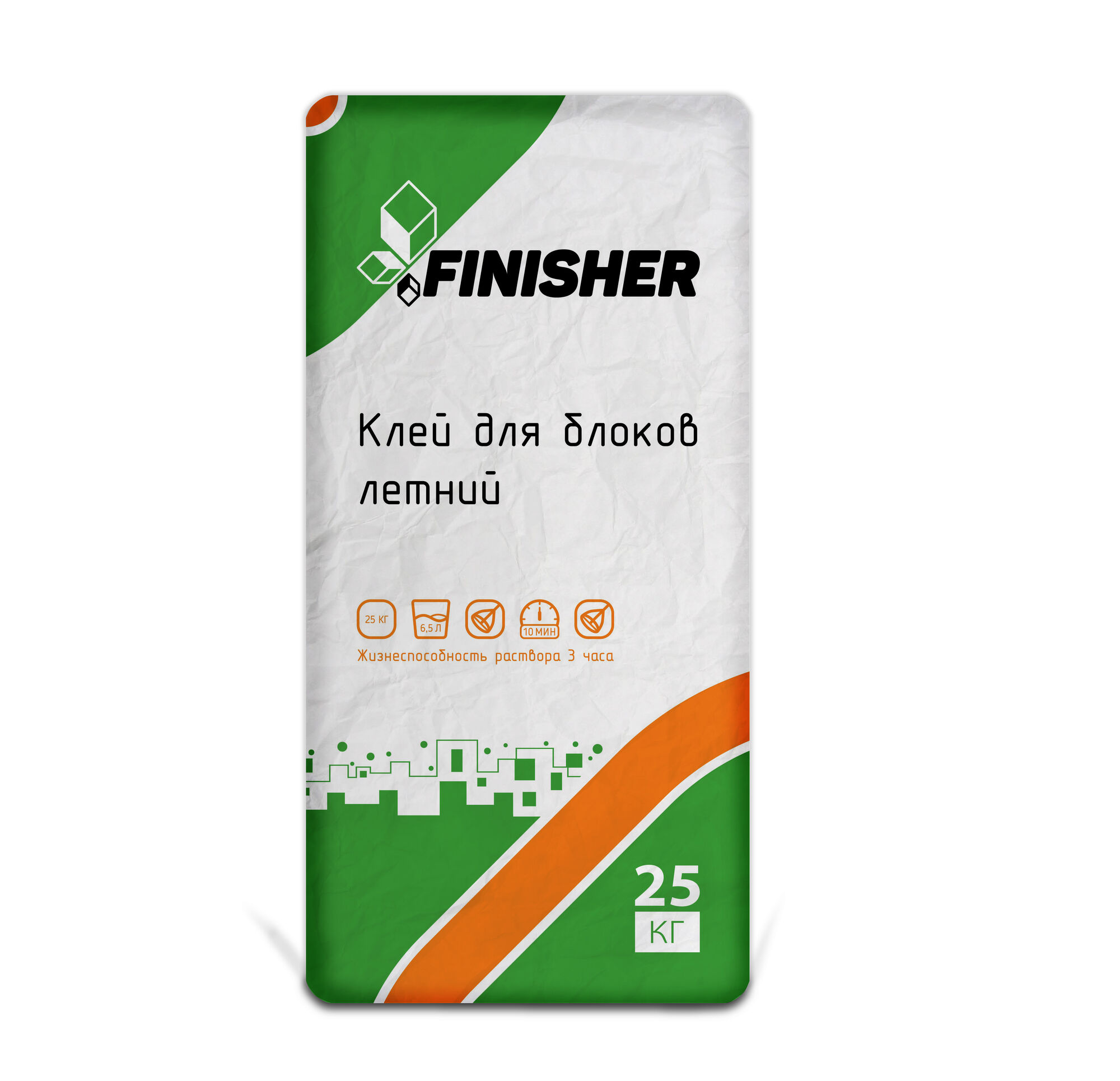 Клей для блоков FINISHER ( 25 кг / поддон 60 шт), цена в Ярославле от  компании ДАРВИС