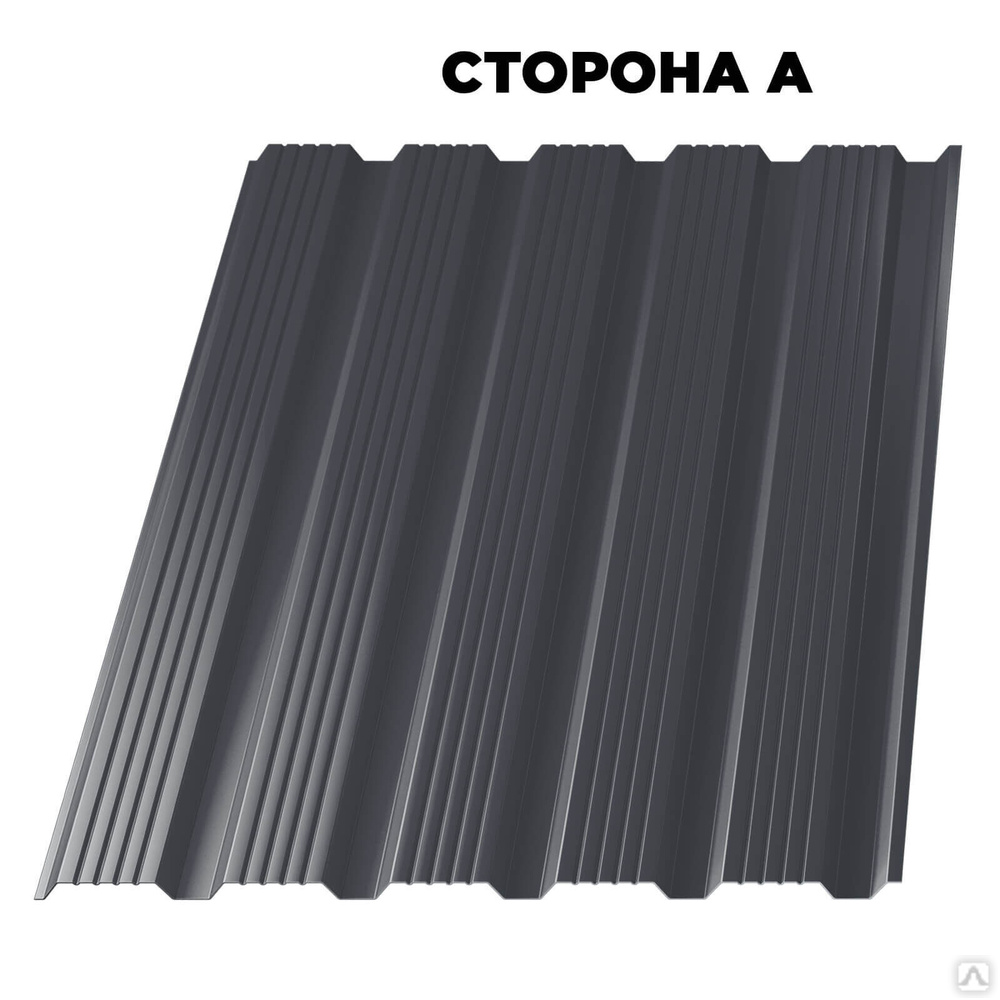 Профнастил НС-21 RAL 7024 Серый Графит 0.50 мм купить за 518 руб./кв.м ...