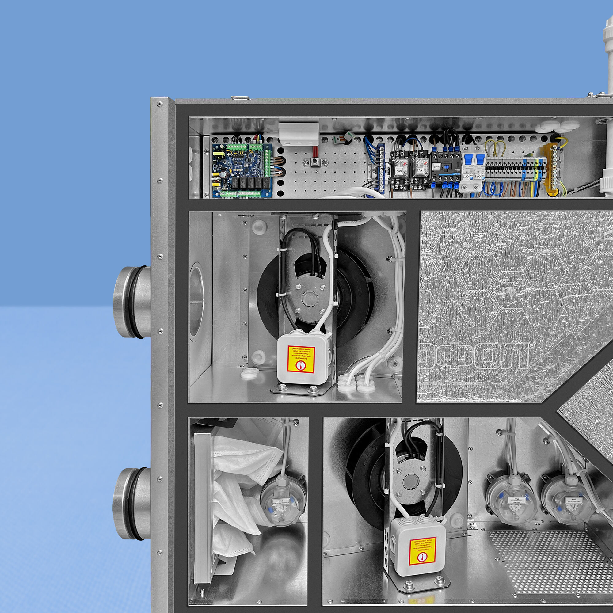 Приточно-вытяжная установка Node 1 - 400 (25m), VAC (D225), E2.3, Compact,  цена в Санкт-Петербурге от компании Optovent