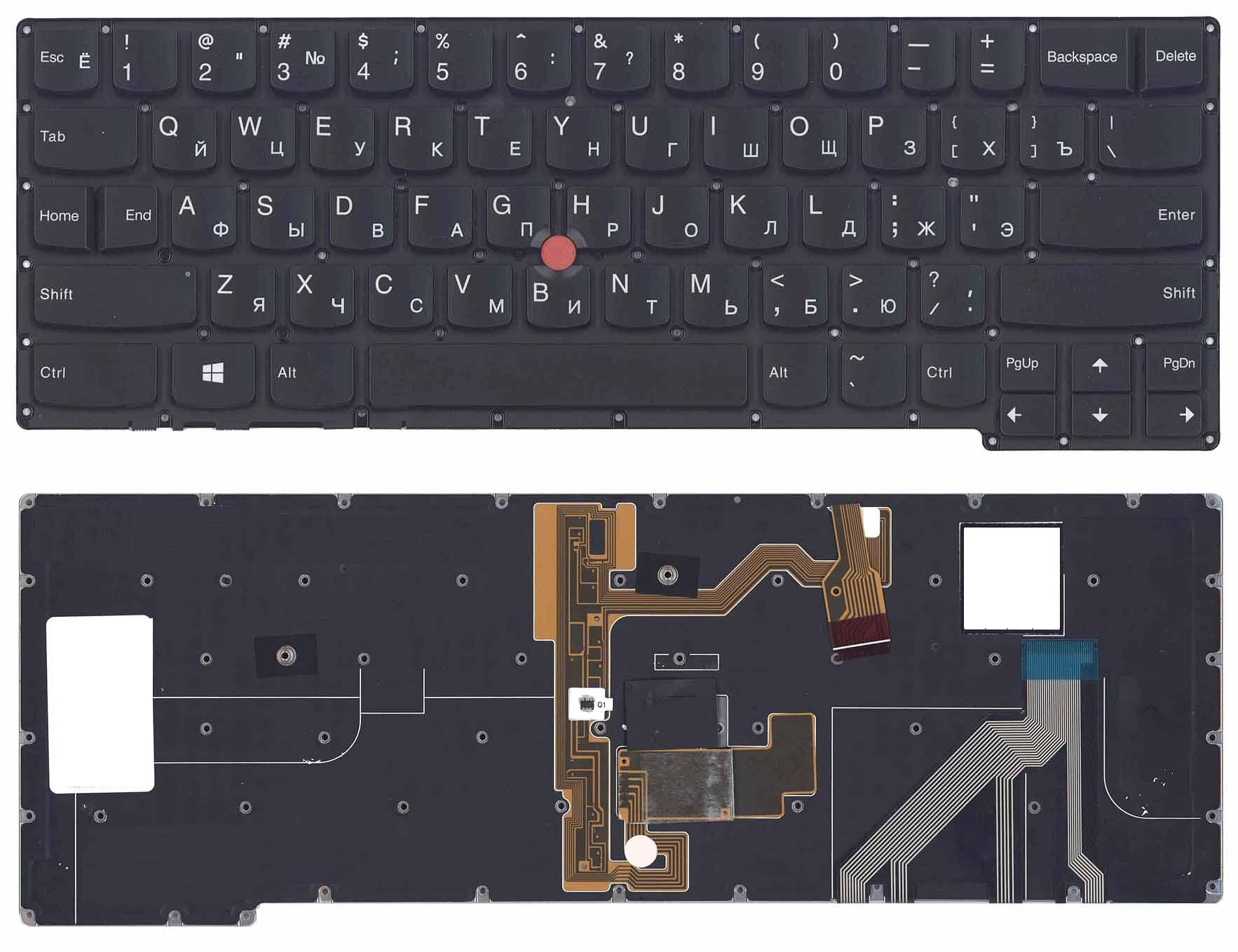 Клавиатура для ноутбука Lenovo ThinkPad X1 Carbon Gen 2 2014 p/n: 0C45069