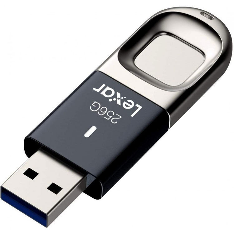 USB Флеш-накопитель Lexar JumpDrive Fingerprint F35 USB 3.0 256GB (LJDF35-2
