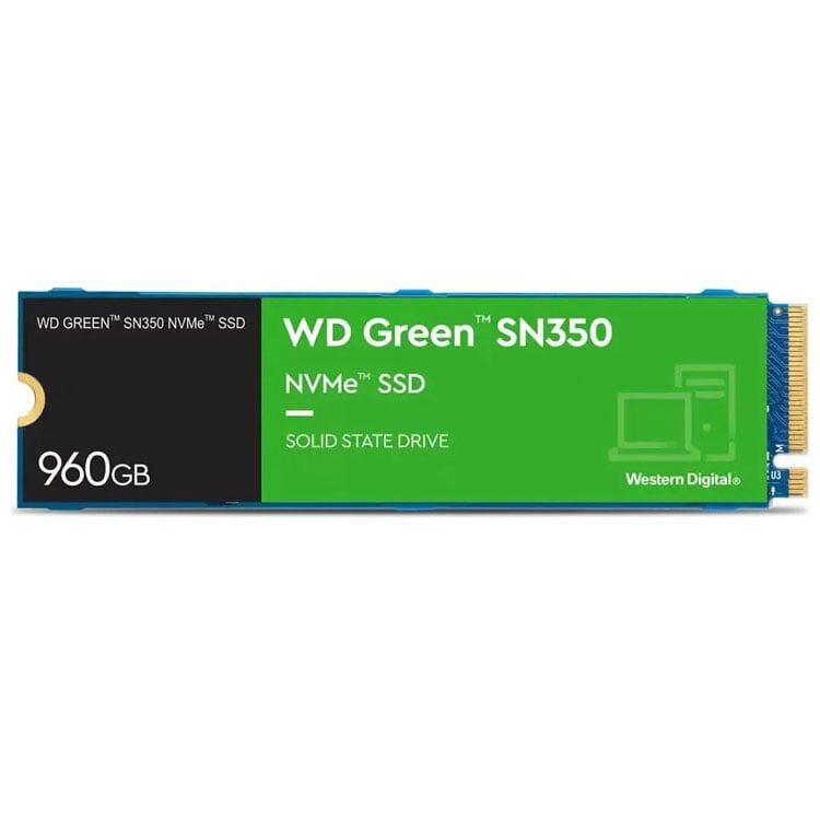 Твердотельный SSD накопитель Western Digital WD Green 960 ГБ M.2 (WDS960G2G0C)