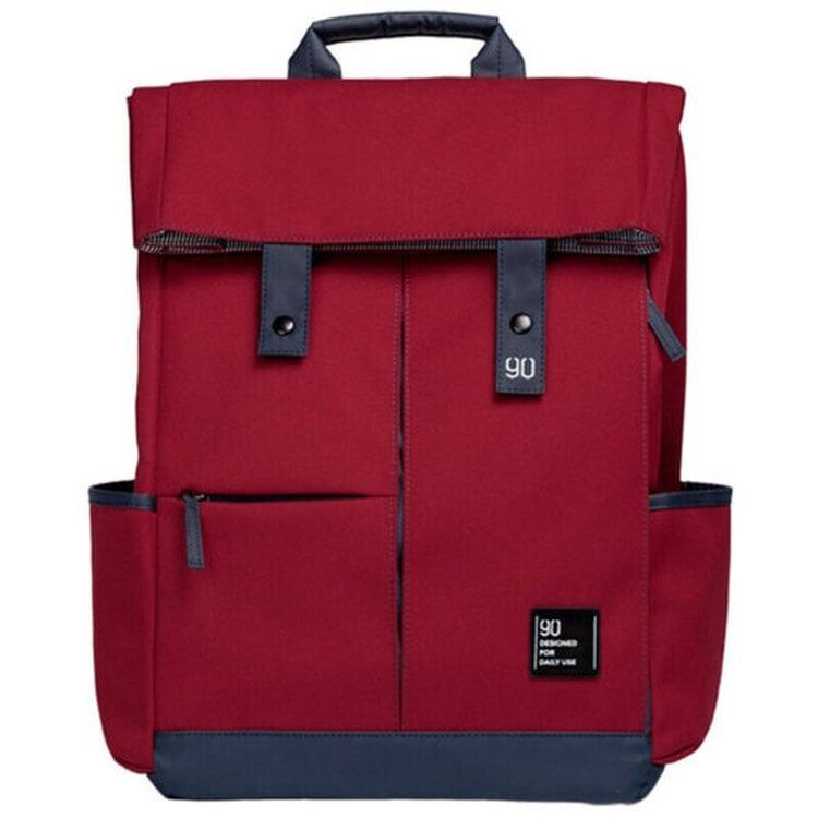 Городской рюкзак Xiaomi 90 Points Vibrant College Casual Backpack (red), красный