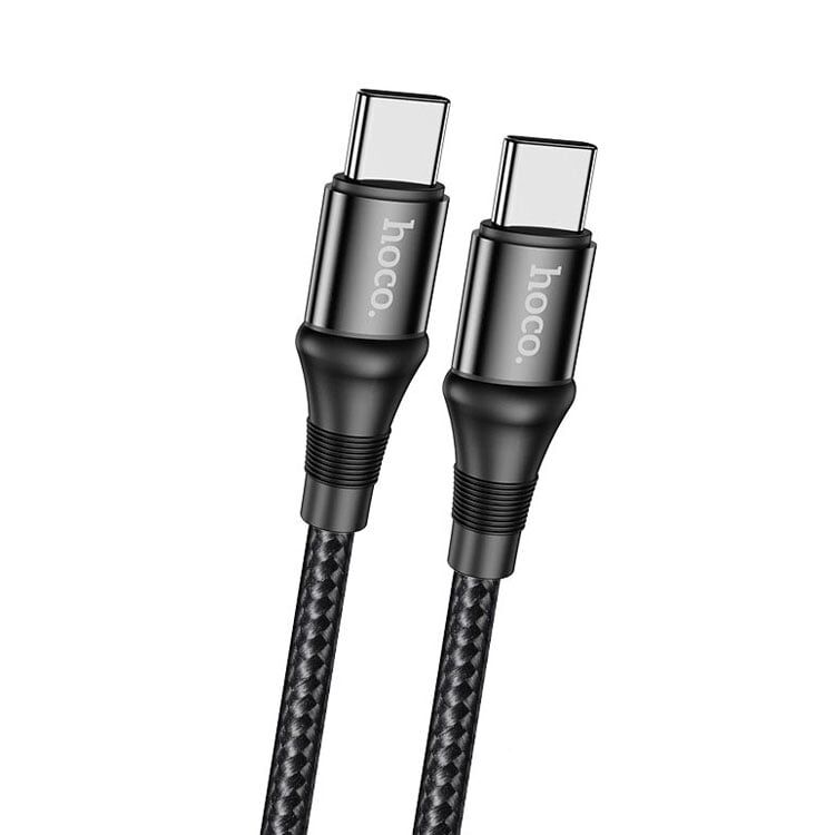 Кабель USB Type-C (m) - USB Type-C (m) 1м Hoco X50 Exquisito 100W charging data cable, black