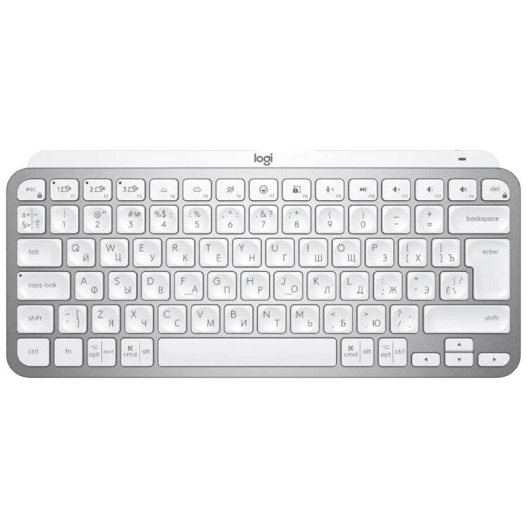 Беспроводная клавиатура Logitech MX Keys Mini серый, английская
