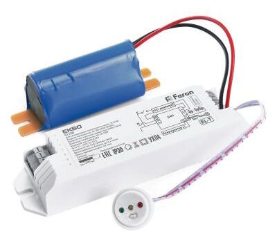 Блок аварийного питания для светильников Feron EK50 до 50W IP20 для светодиодных светильников 41326