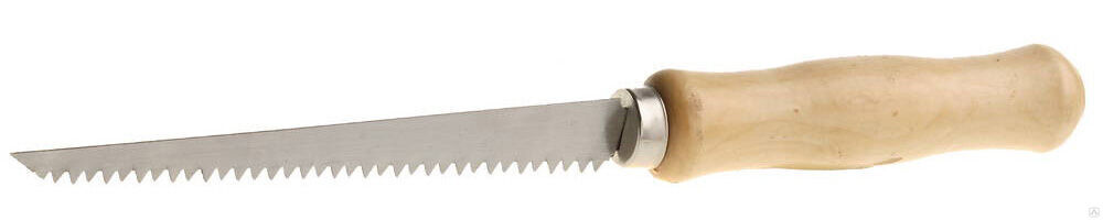 Мини-ножовка для гипсокартона с деревянной рукояткой STAYER MASTER 160 мм