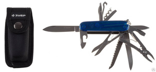 Нож ЗУБР ЭКСПЕРТ складной многофункциональный, пластиковая рукоятка, 16 в 1 