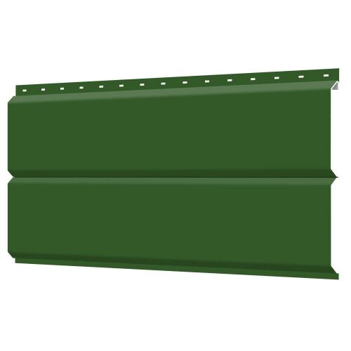 Сайдинг металлический ЕВРО-БРУС под брус RAL6002 Зеленый лист (ЛЮБОЙ ЦВЕТ)