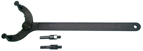 Ключ радиусный разводной для удержания шкивов валов ГРМ, диапазон 21-100 мм. AI010030 Jonnesway AI010030 Ключ радиусный