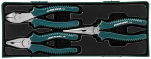 Набор шарнирно-губцевого инструмента в ложементе, 3 предмета P0803SP Jonnesway P0803SP Набор шарнирно-губцевого инструме #1