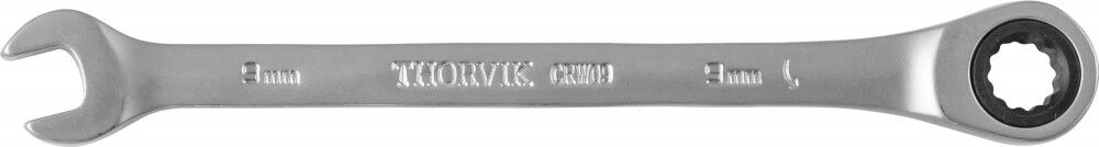 Ключ гаечный комбинированный трещоточный, 9 мм CRW09 Thorvik CRW09 Ключ гаечный комбинированный трещоточный, 9 мм
