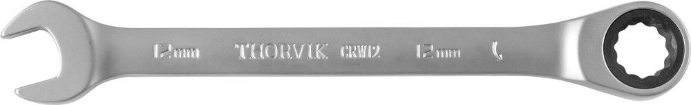 Ключ гаечный комбинированный трещоточный, 12 мм CRW12 Thorvik CRW12 Ключ гаечный комбинированный трещоточный, 12 мм