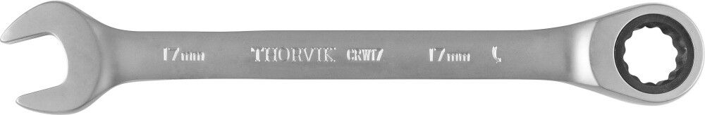 Ключ гаечный комбинированный трещоточный, 17 мм CRW17 Thorvik CRW17 Ключ гаечный комбинированный трещоточный, 17 мм