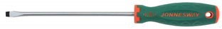 Отвертка стержневая шлицевая ANTI-SLIP GRIP, SL8.0х200 мм D71S8200 Jonnesway D71S8200 Отвертка стержневая шлицевая ANTI- #1