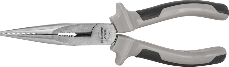 Длинногубцы прямые с духкомпонентными рукоятками, 180 мм LNP0180 Thorvik LNP0180 Длинногубцы прямые с духкомпонентными р