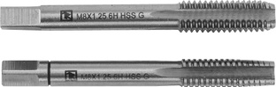 Набор метчиков T-COMBO двухпроходных ручных универсальных М12х1.25, HSS-G, 2 шт. MT12125S2 Thorvik MT12125S2 Набор метчи #1