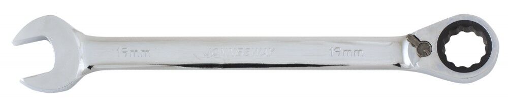 Ключ гаечный комбинированный трещоточный с реверсом, 19 мм W106119 (W60119) Jonnesway W106119 (W60119) Ключ гаечный комб