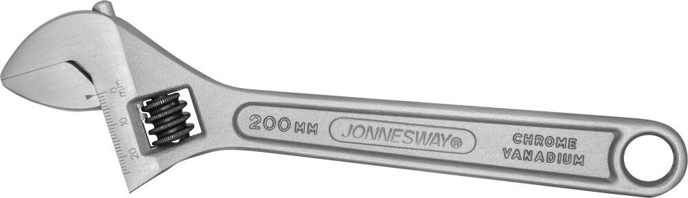 Ключ разводной, 0-24 мм, L-200 мм W27AS8 Jonnesway W27AS8 Ключ разводной, 0-24 мм, L-200 мм