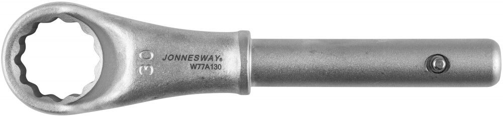 Ключ накидной усиленный, 30 мм, d18.5/200 мм W77A130 Jonnesway W77A130 Ключ накидной усиленный, 30 мм, d18.5/200 мм