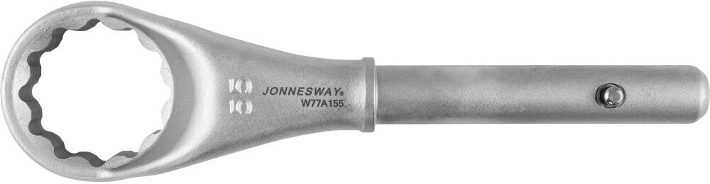 Ключ накидной усиленный, 55 мм, d24.5/300 мм W77A155 Jonnesway W77A155 Ключ накидной усиленный, 55 мм, d24.5/300 мм