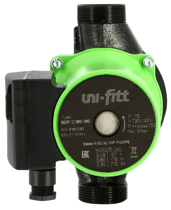 Uni-fitt SCP 32/80 180 с гайками циркуляционный насос