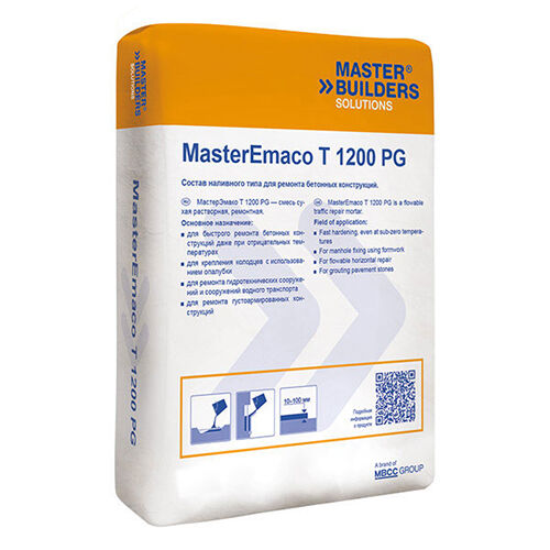 Ремонтная смесь MasterEmaco T 1200 PG (Emaco Fast Fluid), Мастер Эмако, мешок 30 кг