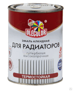 Краска Olecolor ПФ-115 для РАДИАТОРОВ 0,9кг #1