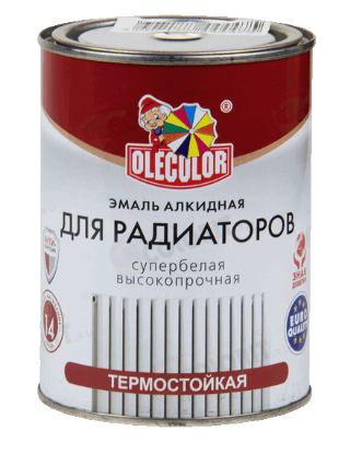 Краска Olecolor ПФ-115 для РАДИАТОРОВ 0,9кг