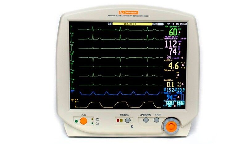 Монитор реанимационный и анестезиологический МИТАР 01-"Р-Д" с цветным сенсорным экраном 12,1(L601000)