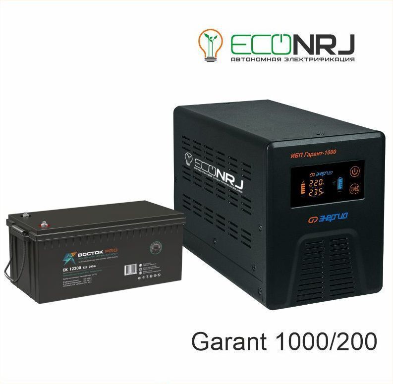 Источник бесперебойного питания Энергия Гарант-1000 + Восток Pro CK12200