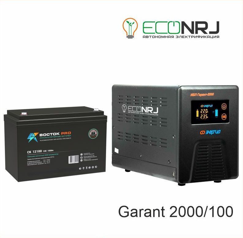 Источник бесперебойного питания Энергия Гарант-2000 + Восток Pro CK 12100