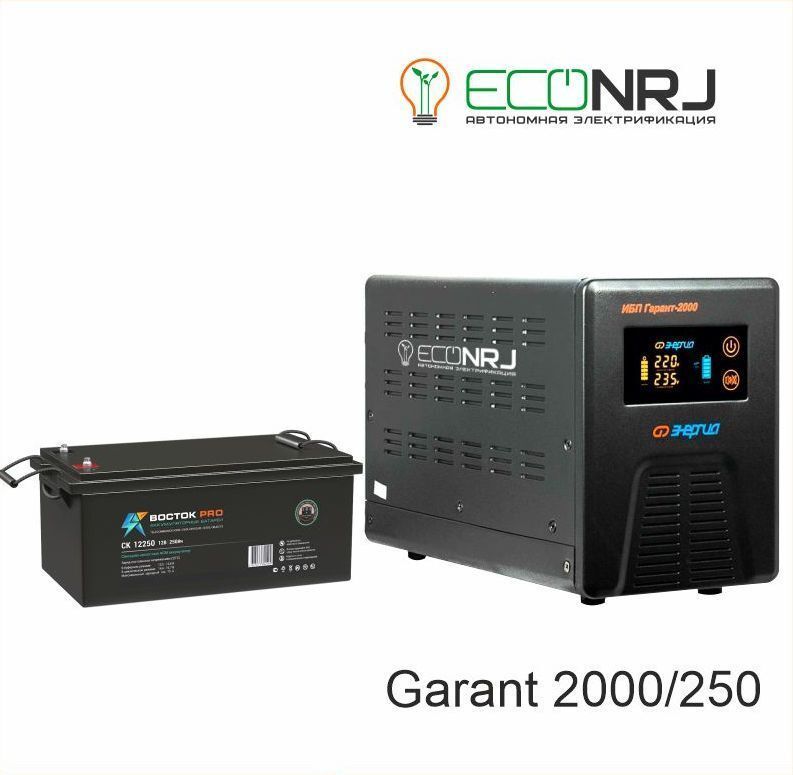 Источник бесперебойного питания Энергия Гарант-2000 + Восток Pro CK 12250