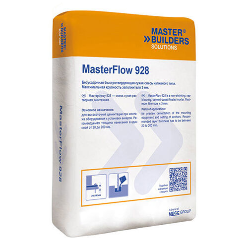 Безусадочная цементная смесь MasterFlow 928 (Emaco S 55), Мастер Эмако, мешок 25 кг