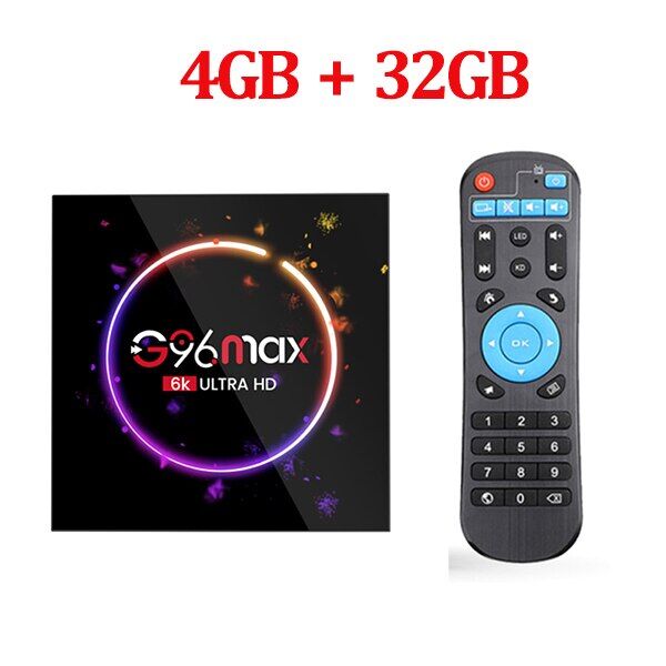 IP TV приставка G96max T95 (Android 10.0, 4Гб, Flash 32Гб, Wi-Fi,6K) 1