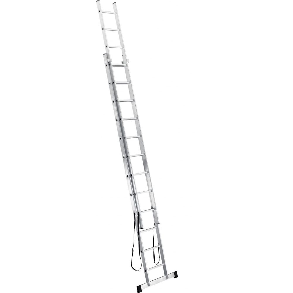 Алюминиевая двухсекционная лестница UFUK 411212