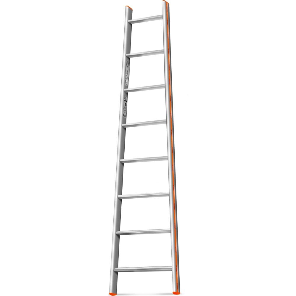 Приставная лестница Эйфель Комфорт-Профи-Пирамида 8 ступеней