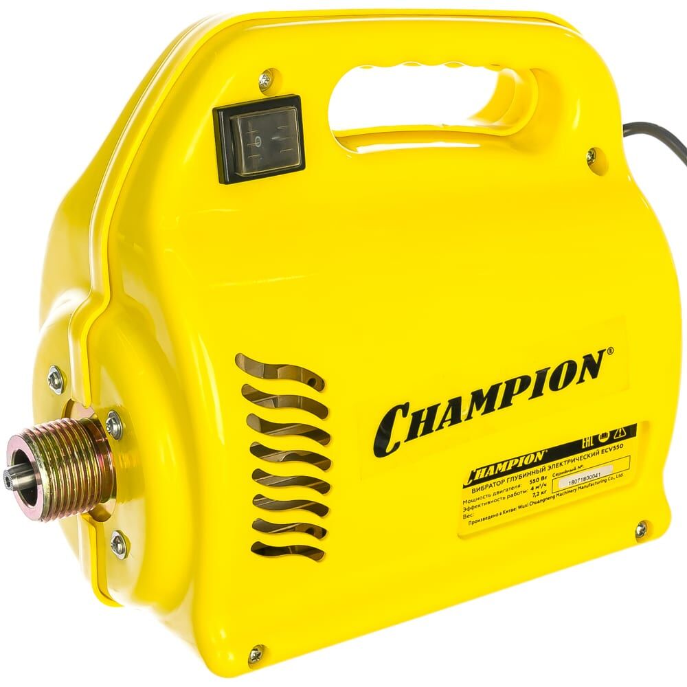 Электрический вибратор глубинный ECV550 Champion