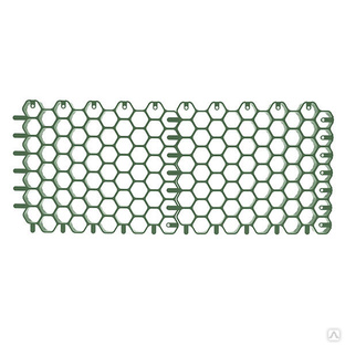 Решетка газонная пластиковая зеленая Eco Normal РГ 53х43х3,5 мм 