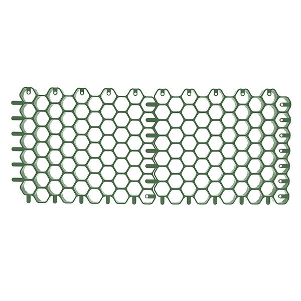 Решетка газонная пластиковая зеленая Eco Normal РГ 53х43х3,5 мм