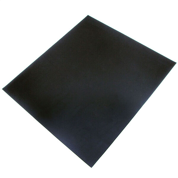 Лист АБС черный кожа крупная 8х1000х3000 мм